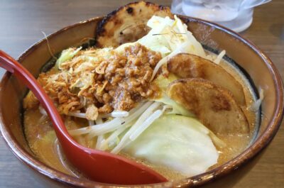 味噌ラーメン( ﾟДﾟ)ウマー！
