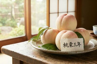 桃栗３年、、、?