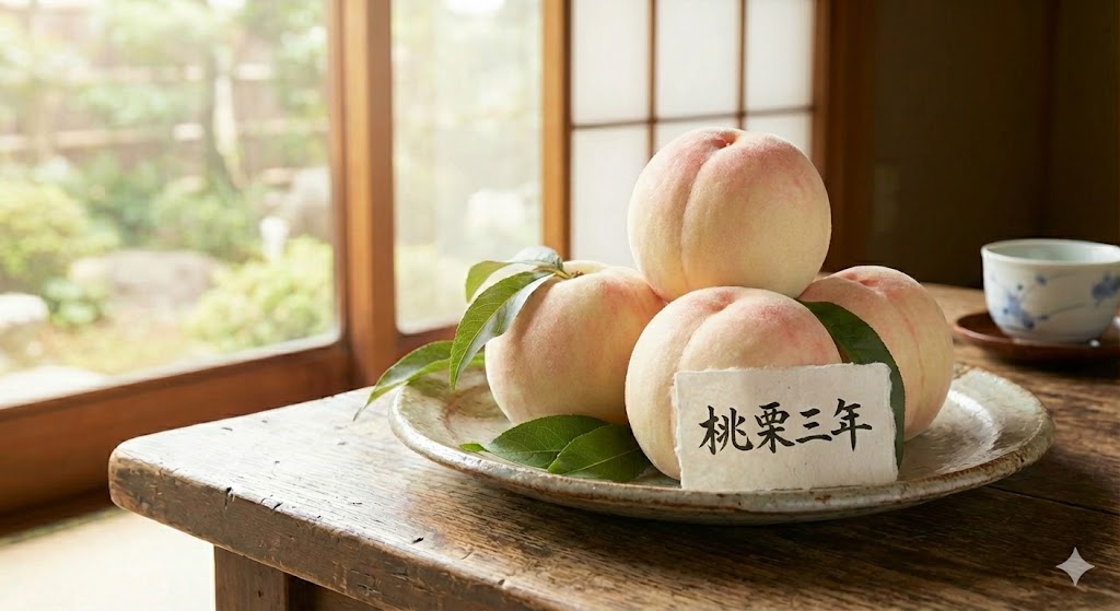 桃栗３年、、、?