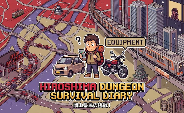 転出超過も納得!? 岡山県民が広島市でサバイバルしてみた。