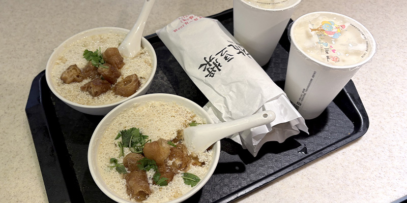 台湾の朝食